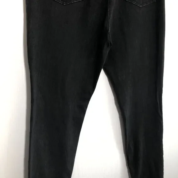 J McLaughlin Lexi Jeans Womens 14 Black Slim Tapered Legs Stretch Cotton - Picture 10 of 13